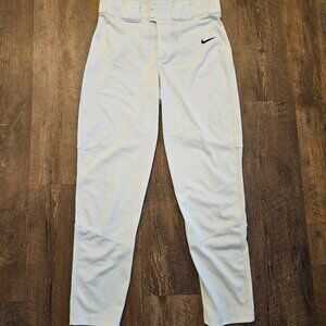 Nike Team Engineered Baseball Pants White Adult Medium Performance Fit
